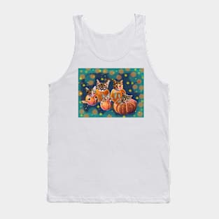 Pumpkin Kitties Tank Top